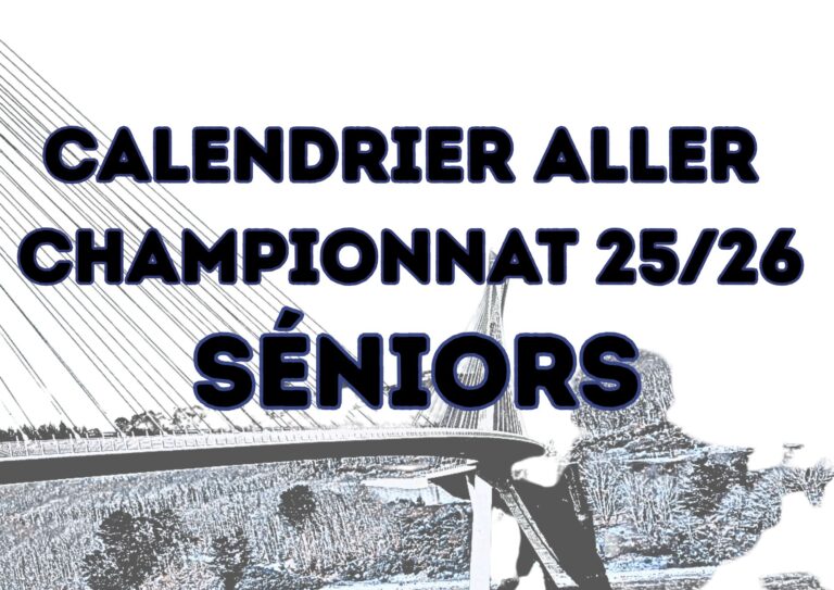Calendrier Séniors